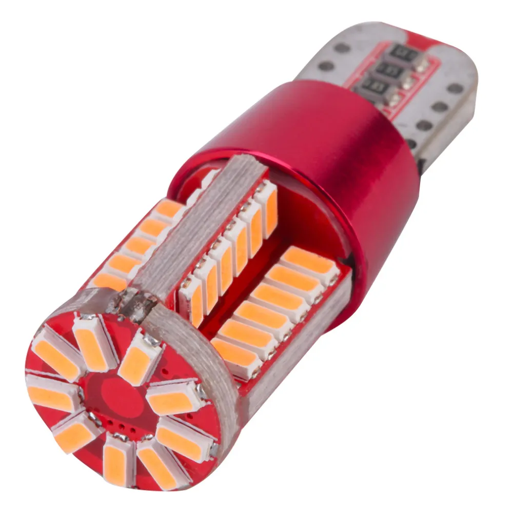 Автомобильные Лампы Canbus T10 57 SMD 3014 W2.1x9.5d W5W 192 белые 12 В автомобисветодиодный