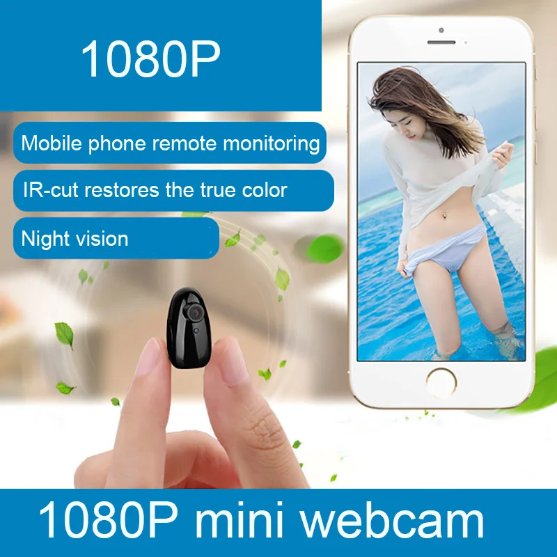 Новая мини камера 1080P HD с функцией ночного видения беспроводная Wi Fi фокусным