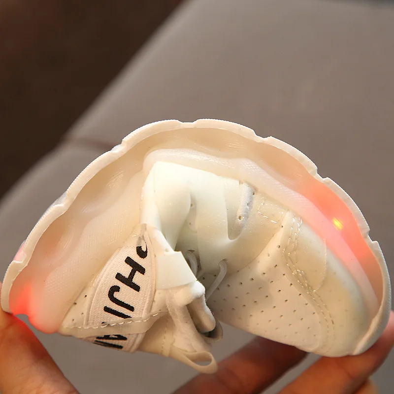 2019 Высококачественная модная детская повседневная обувь с подсветкой