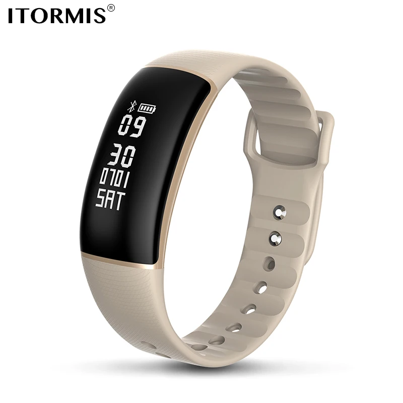 ITORMIS Smart Band Wristband Fitness Bracelet SmartBand with Pedometer Heart Rate Tracker Refuse Calls Android IOS phone | Электроника