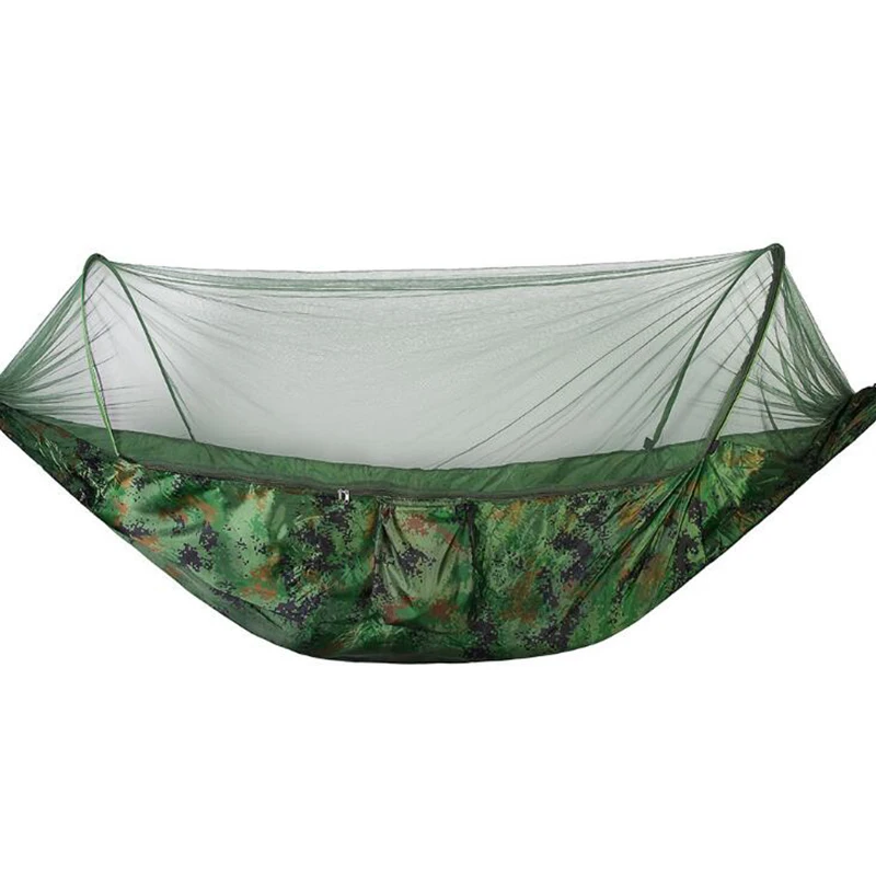 1-2 человек Открытый Москитная сетка парашютом гамак кемпинг висячие спальная