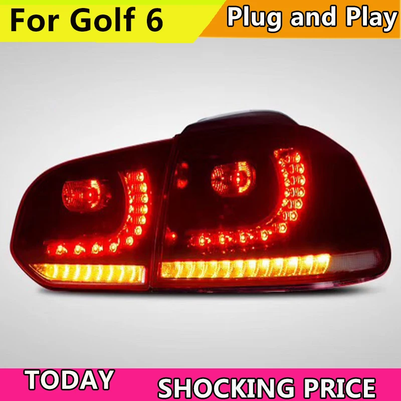 Автомобильный Стиль для VW Golf 6 Led светильник s 2008 2009 2010 2012 2013 светодиодные задние R20