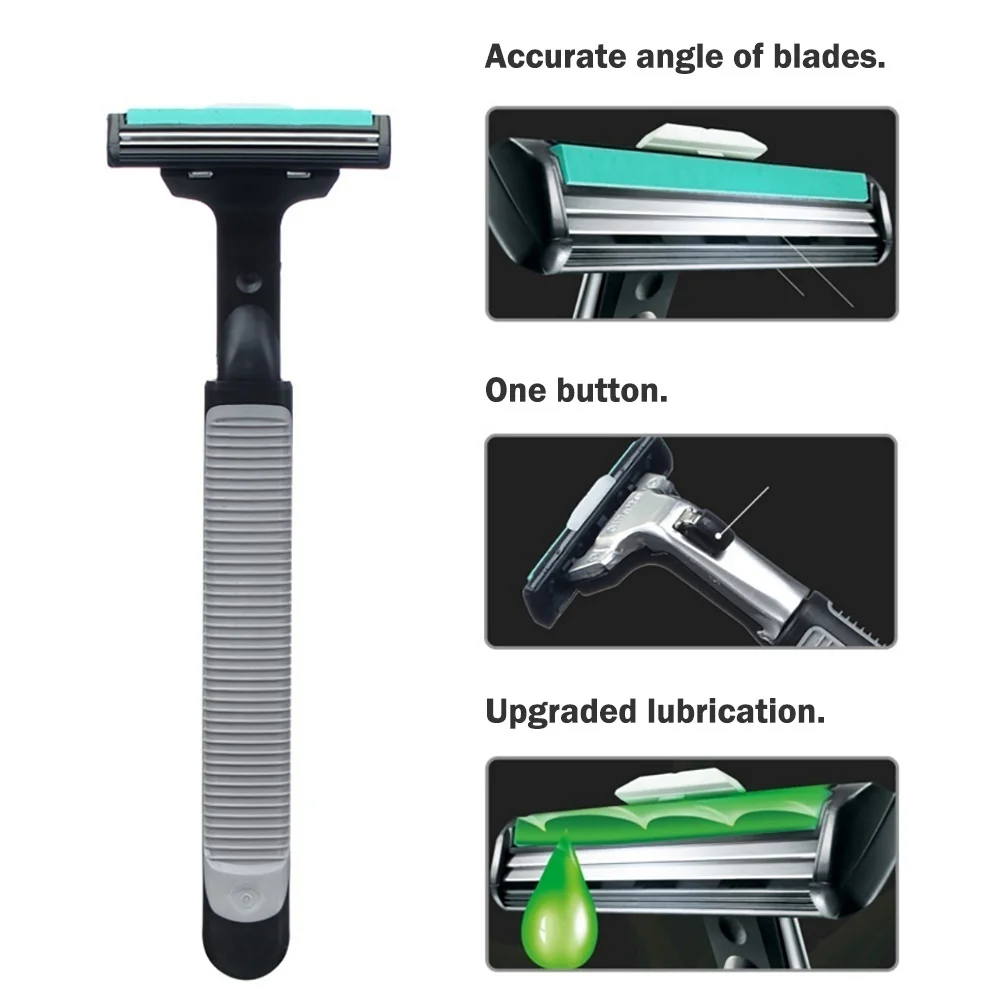 31 шт./компл. Для мужчин Безопасная бритва бритвенная ручка ручного Сменные бритвы