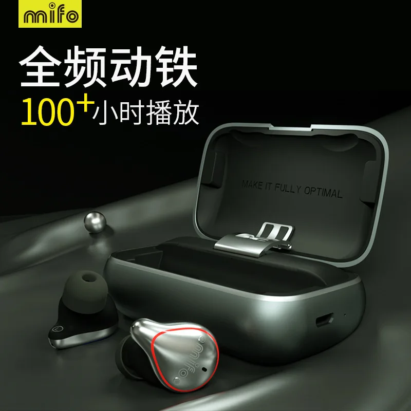 MIFO O5 Bluetooth гарнитура беспроводная Aures Unitas мини-беруши Тип приятный для ушей тип движения бег Водонепроницаемый - Цвет: Miron