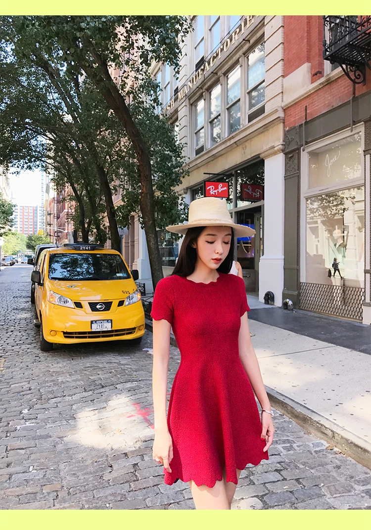 Женское трикотажное цельнокроеное платье осень 2017|autumn women|dress dress dressknitted dresses women |