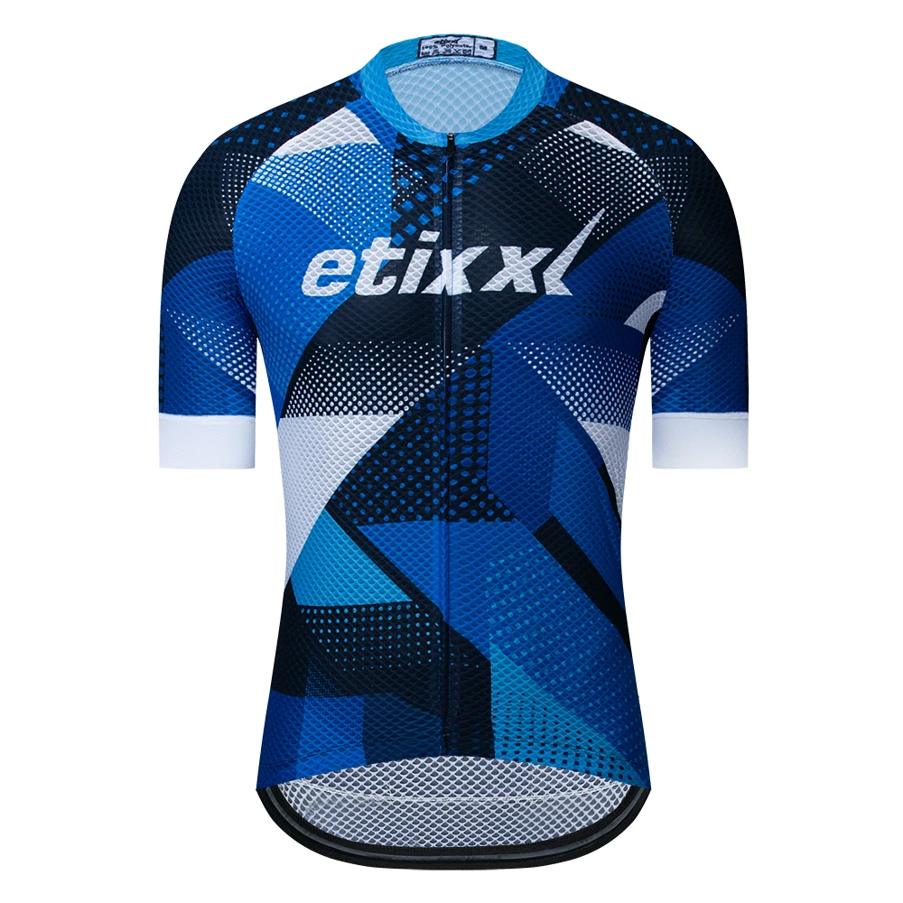 Maillot Ciclismo Hombre Anti-UV Pro Team Велоспорт Джерси MTB дышащая велосипедная куртка велосипед короткий рукав рубашка для езды на велосипеде