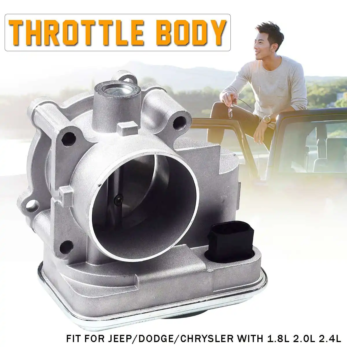 Полная дроссельная заслонка для Jeep/Chrysler/Dodge/Compass/caliber 4884551AA 04891735AC автозапчасти 1.8L 2.0L 2.4L