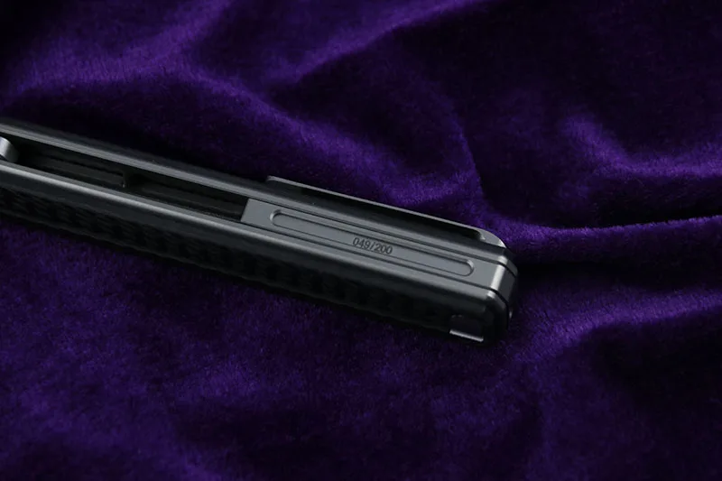 LOVOCOO Custom Quartermaster Qwaiken Флиппер складной нож M390 сталь титан CF ручка кемпинг открытый фрукты Ножи EDC инструмент