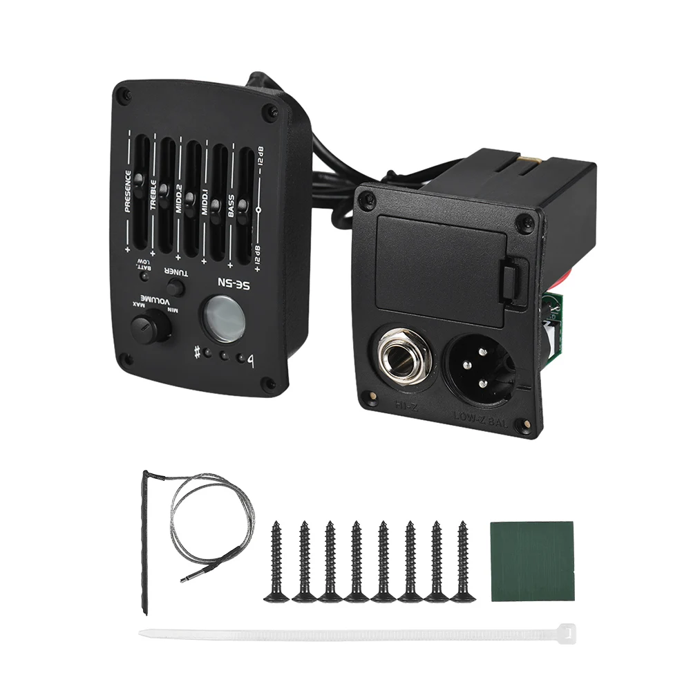 Новое поступление Акустическая гитара звукосниматель 5 полос EQ эквалайзер