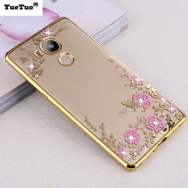 YueTuo роскошный золотой ТПУ чехол для телефона carcasa fundas coque cover huawei mate 8 mate8
