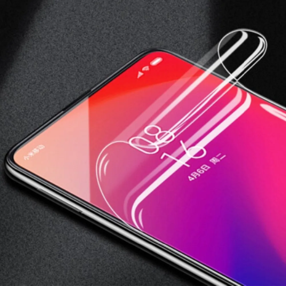 2 шт 9D Передняя Задняя Гидрогелевая пленка для Xiaomi mi 9 SE CC9 9T Pro HD защитная пленка для экрана Red mi K20 Pro мягкая полная пленка не стекло