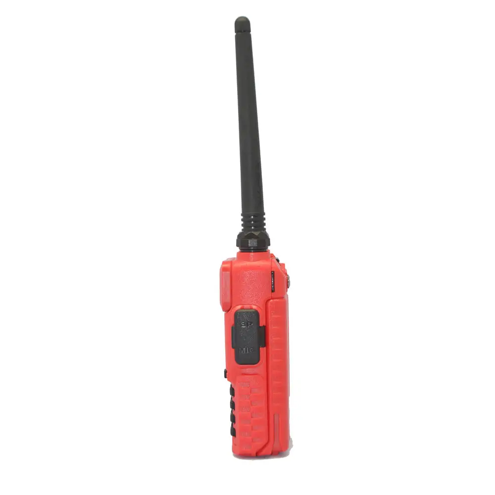Красный BaoFeng UV-5R 136-174/400-520 МГц двухдиапазонный CTCSS FM Ham Walkie Talkies + наушник сток в