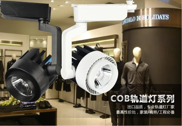 Затемняемый Светодиодный светильник 20 Вт COB точечные светильники ac110/220 в