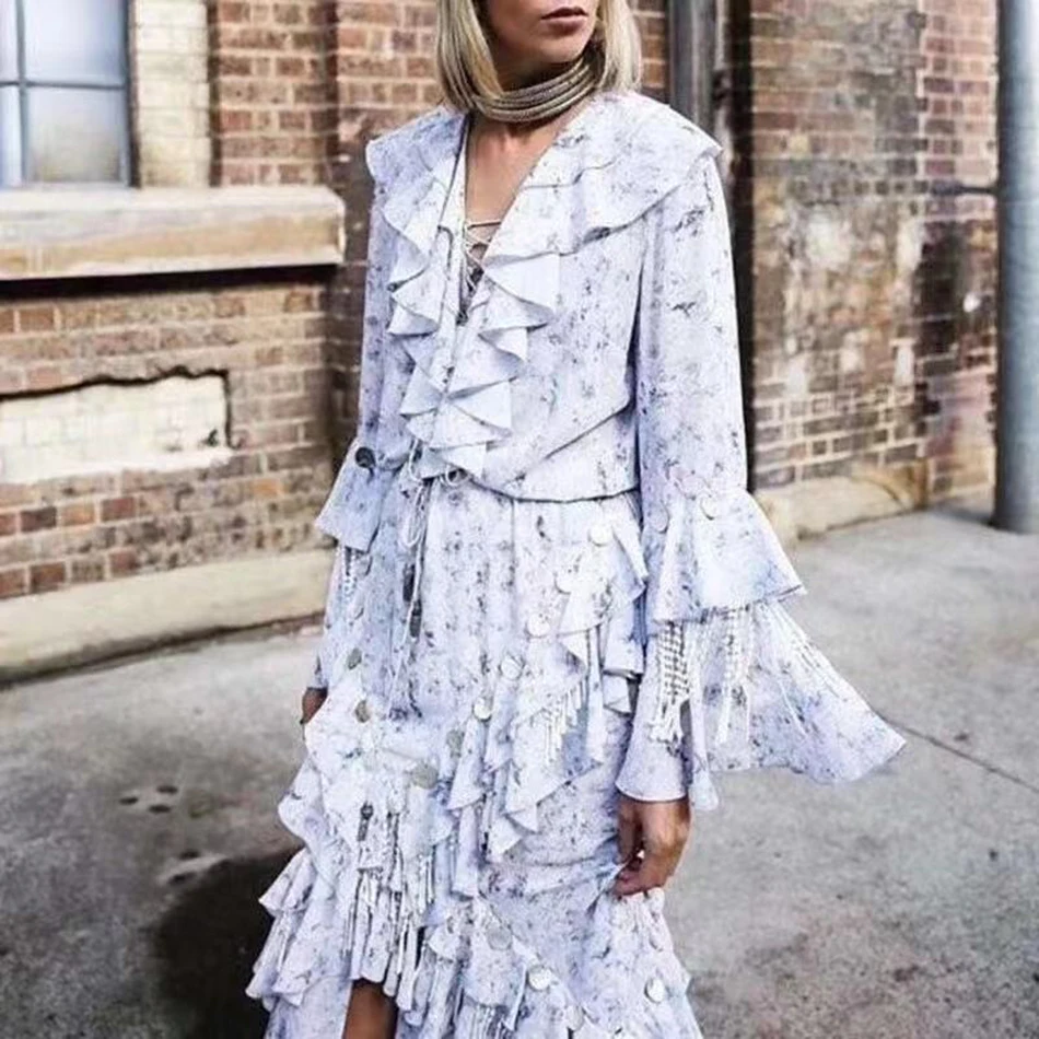 Новинка Весна 2019 женское платье с V образным вырезом соблазнительное облегающее