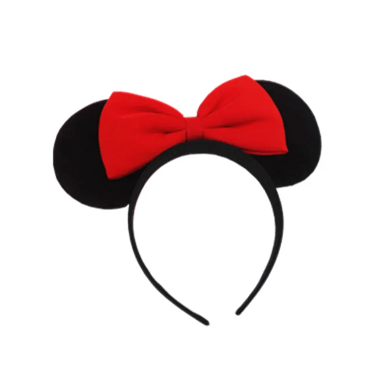 Ободок с ушками Минни для девочек наголовный обруч принцессы Микки головной убор