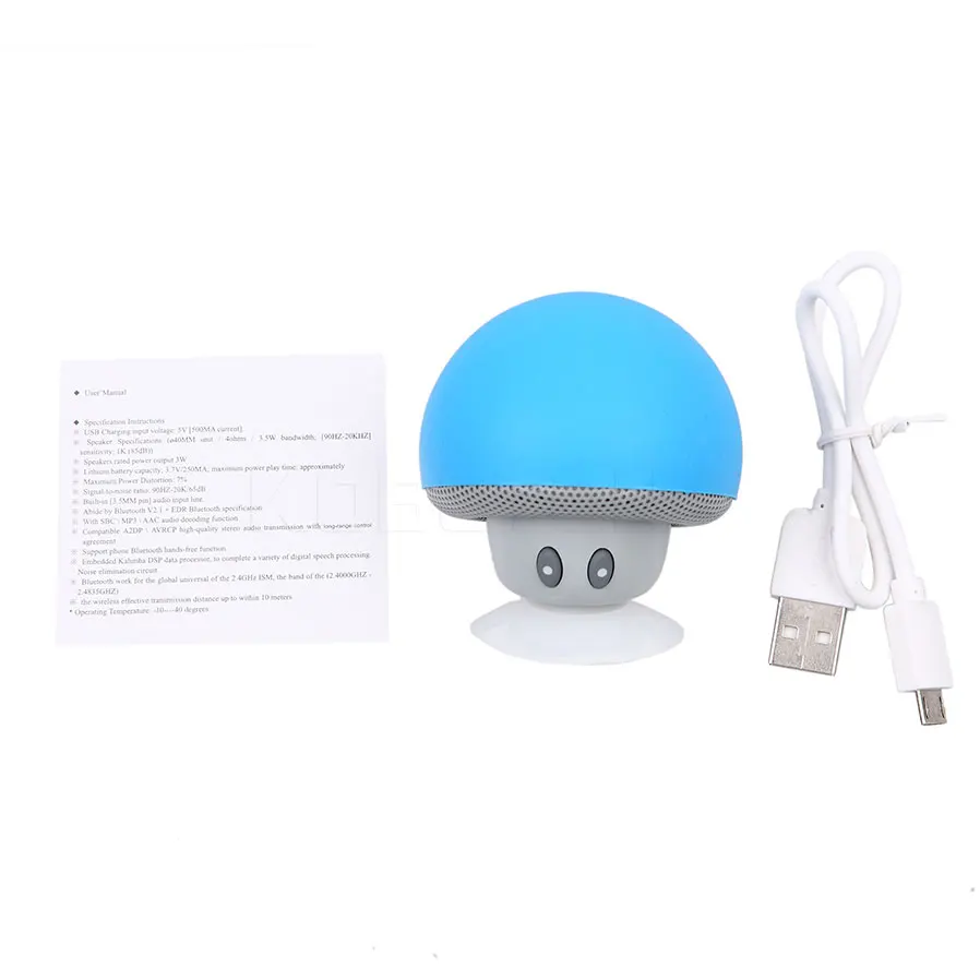 Беспроводной мини Bluetooth динамик портативный водонепроницаемый стерео в виде