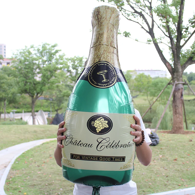 2 шт./пара (1 шт. бокал + 1 винная бутылка) образные шарики из фольги cheers mylar globos для