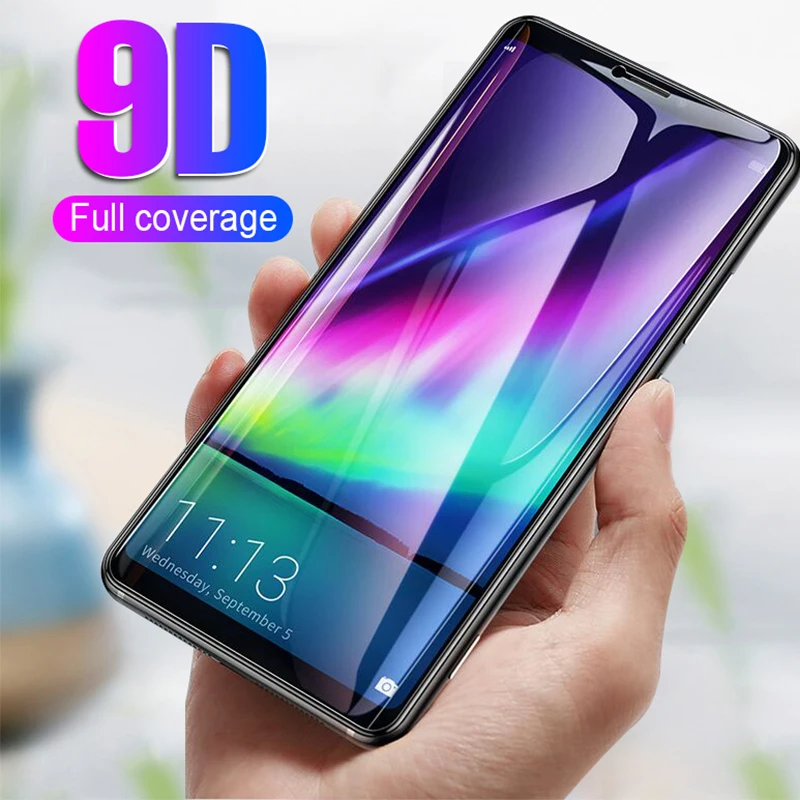 9D полное клеевое Защитное стекло для экрана Huawei mate 20 lite p smart plus изогнутое