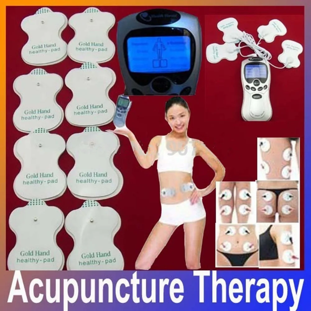 

Health Care Electric Tens Acupuncture Full Body Massager Digital Therapy Machine 8 Pads For Back Neck Foot Amy Leg Free Shipping