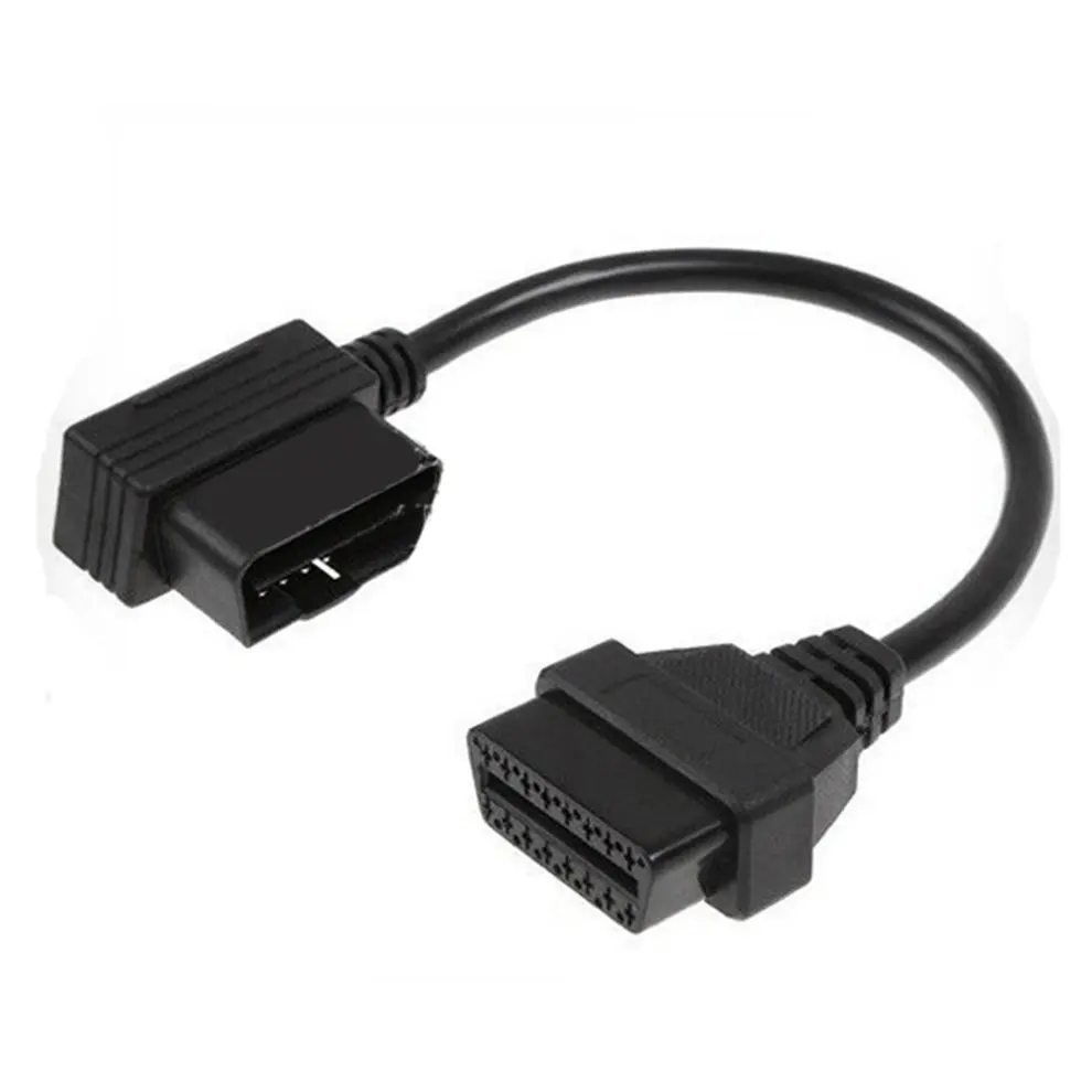 30 см OBD2 Удлинительный кабель OBD II 16 контактный разъем для Женский автомобильный