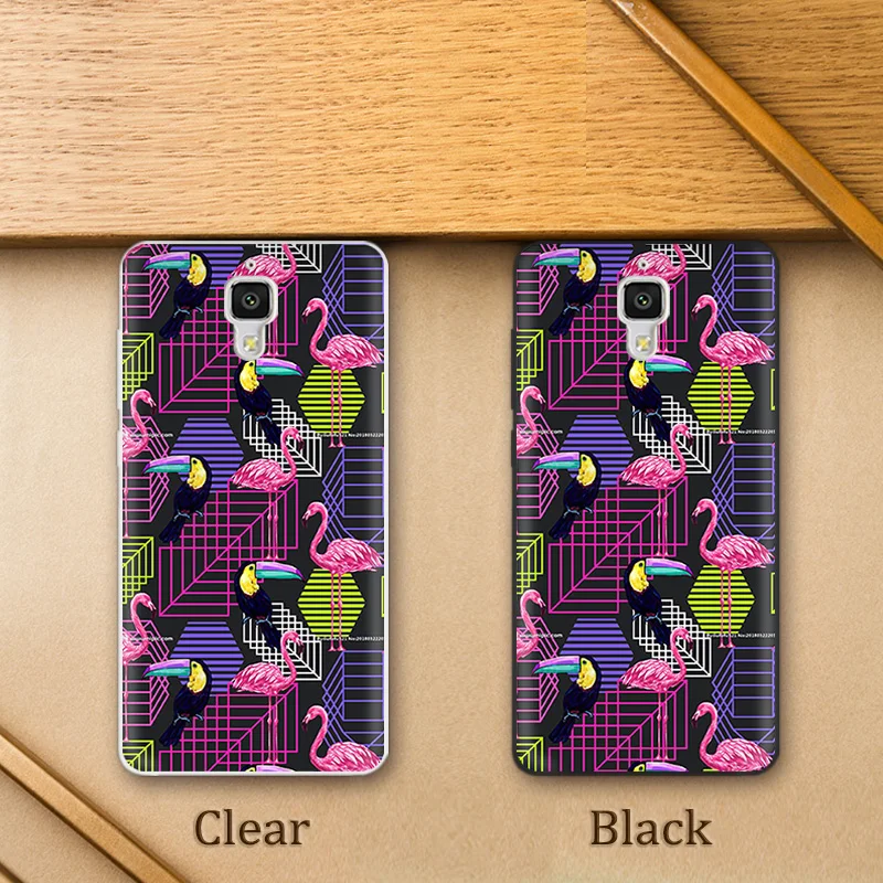 Для Xiaomi 4 прозрачный чехол покрывает 5 0 дюймов для китайских Coque Mi4 мягкие ТПУ