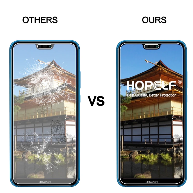 Закаленное стекло для Huawei P20 Lite 2 шт. Защитное легкое Pro защита экрана|Защитные
