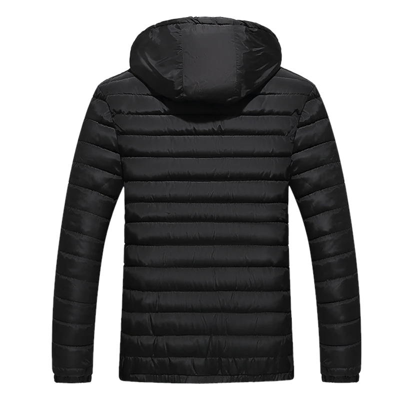 Мужская зимняя куртка 4XL-9XL теплая флисовая недорогая пуховая брендовая одежда