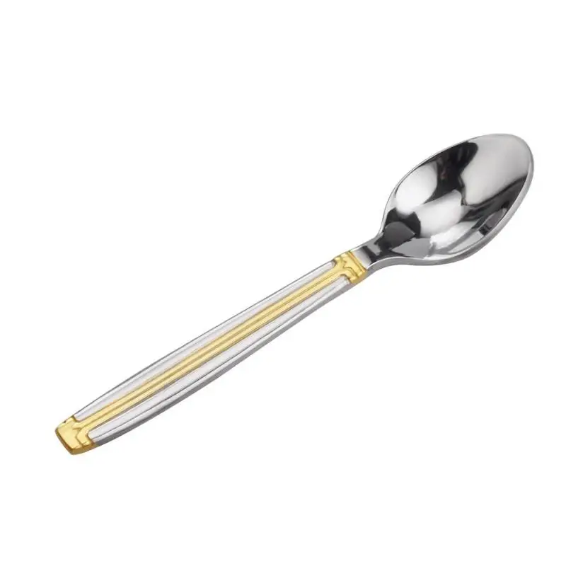 Ручка из нержавеющей стали кофейная ложка Мороженое десерт чайная ложка для пикника кухонные аксессуары