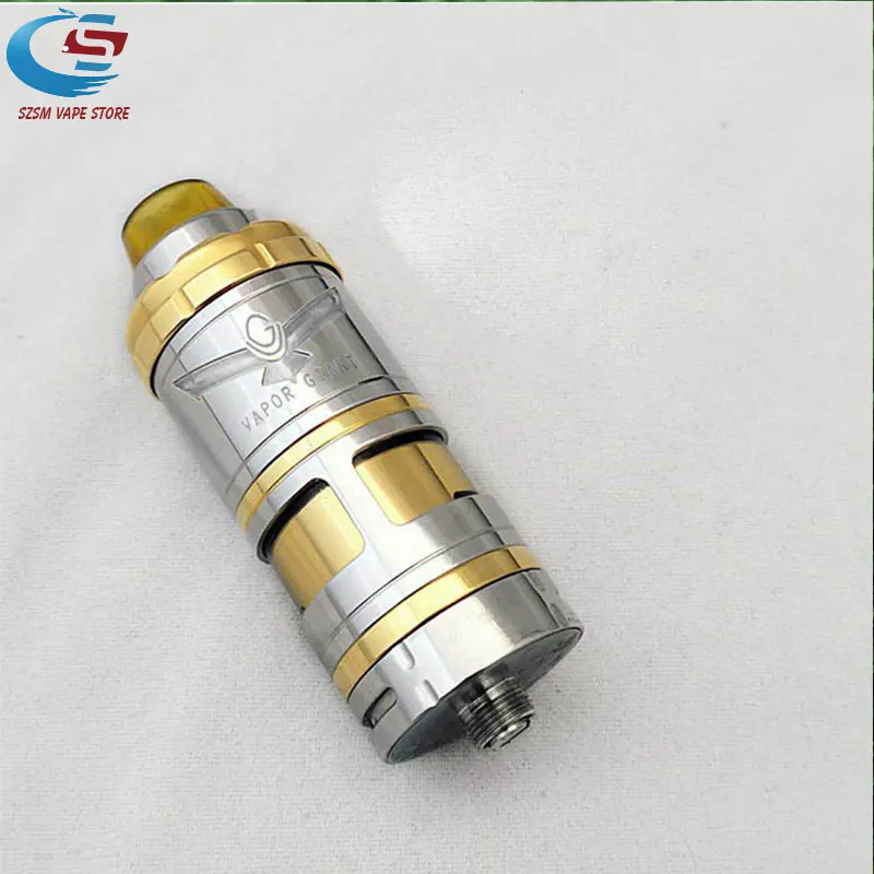 Горячее поступление Vapor Giant v6S 23 мм RTA 6 мл емкость 316ss Регулируемый нижний поток воздуха одна катушка распылитель VS Giant M5 MTL RTA