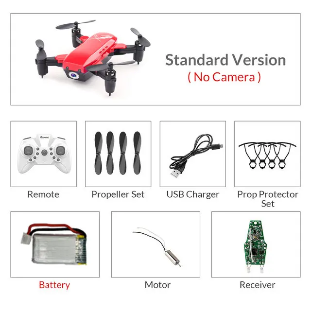 Red(no camera) Мини Дроны с камерой HD RC вертолет с WiFi Безголовый режим RC Квадрокоптер с камерой Режим высокой фиксации игрушки для детей# E - Цвет: Red(no camera)