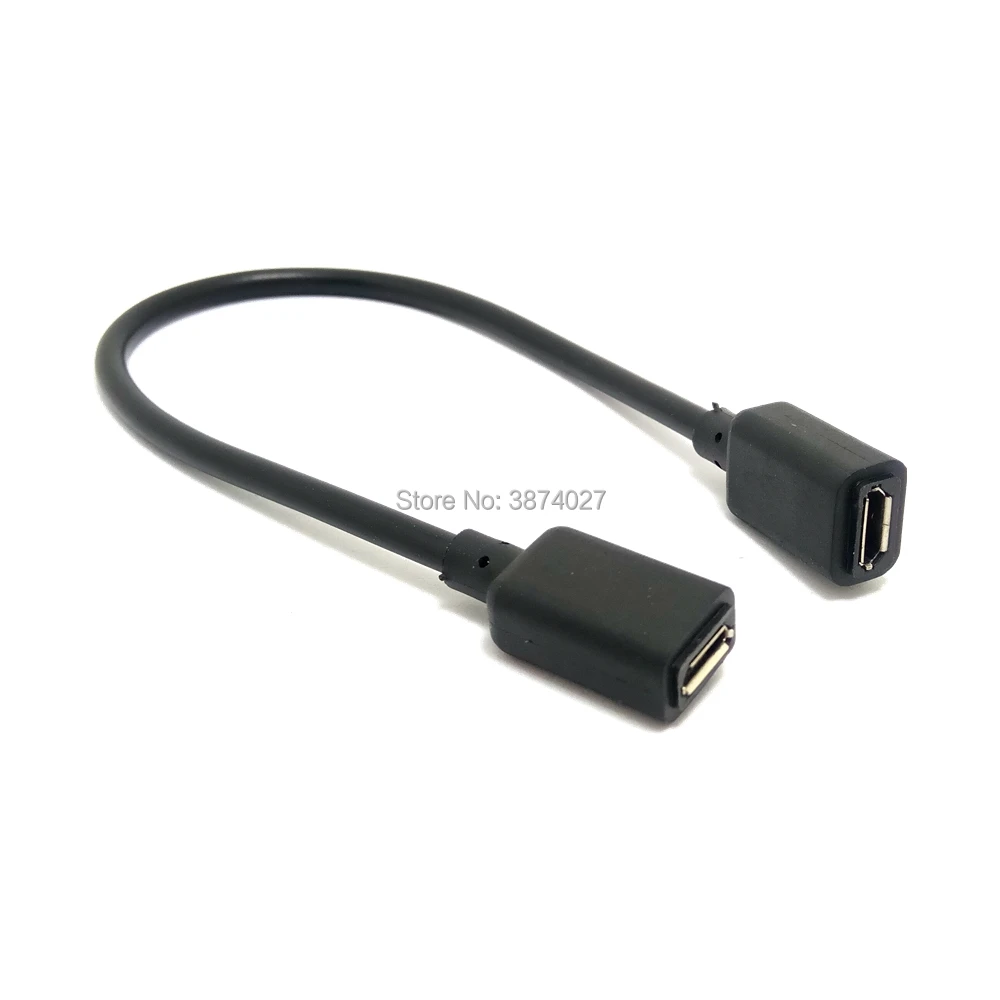 0 2 м 20 см Micro USB Женский Кабельный адаптер удлинитель шнур|Кабели USB| |