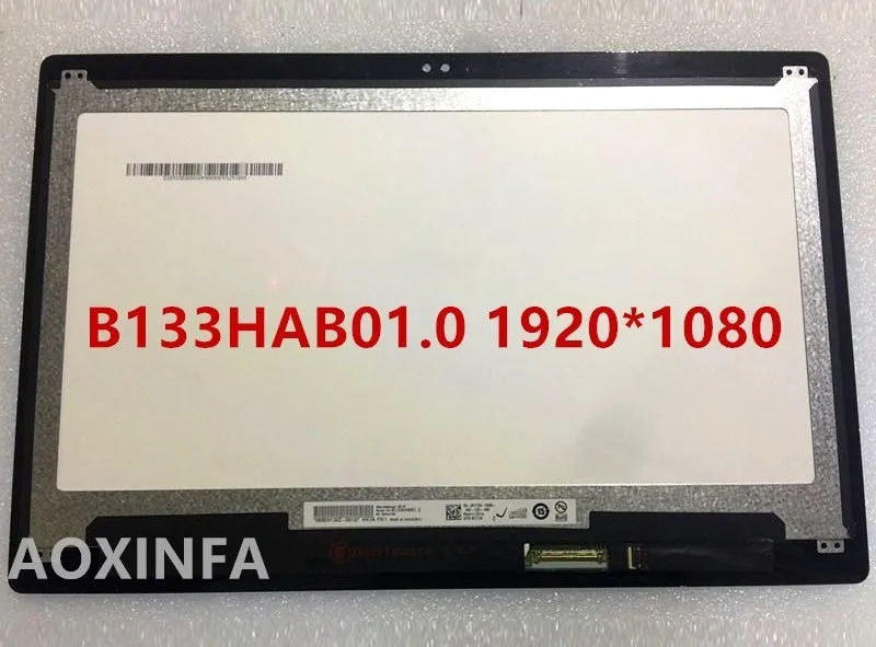 

Сенсорный ЖК-экран в сборе, 13,3 дюйма, для DELL Inspiron 13, 5368, 5378, p69g, b133hab01, 0, NV133FHM-N41, A11, FHD, 1920*1080, тестирование