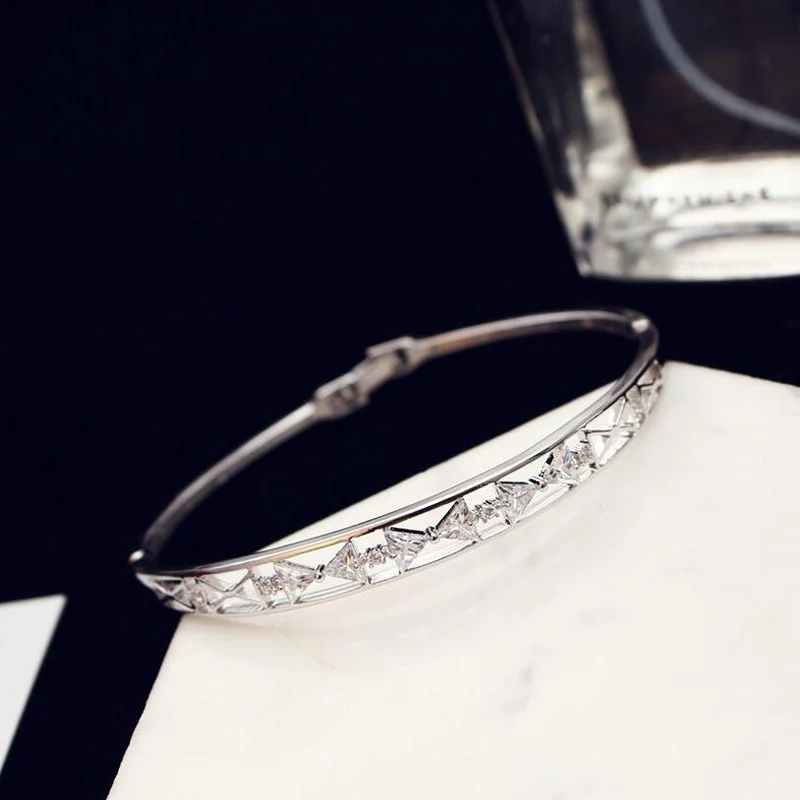 AAAA + циркониевые браслеты с бантом и для женщин роскошный браслет на День святого