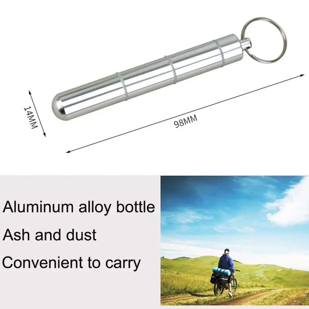 3 шт. алюминиевый футляр для таблеток в форме капсулы|Аксессуары сигарет| |