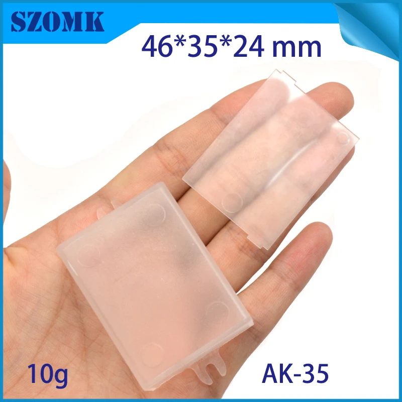Пластиковый прозрачный корпус szomk из АБС-пластика 50 шт. в партии светодиодная
