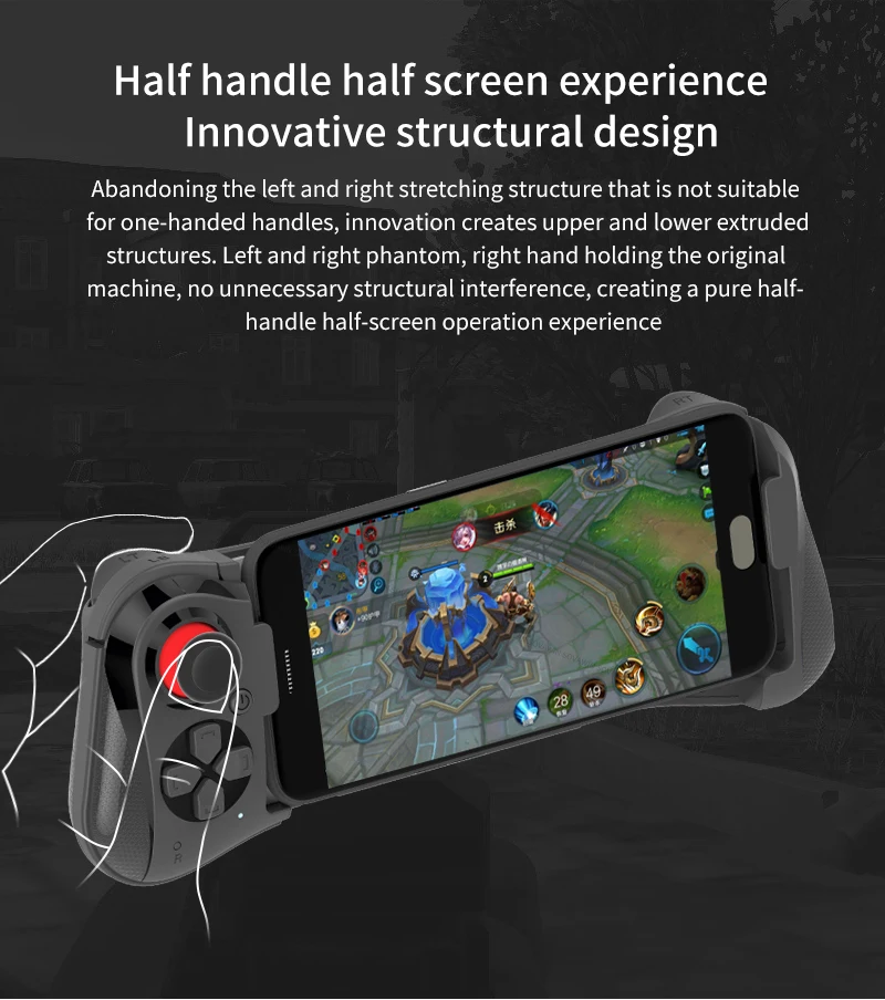 Mocute 058 беспроводной игровой коврик Bluetooth Android джойстик VR Телескопический игровой контроллер Поддержка PUBG мобильный геймпад для iPhone