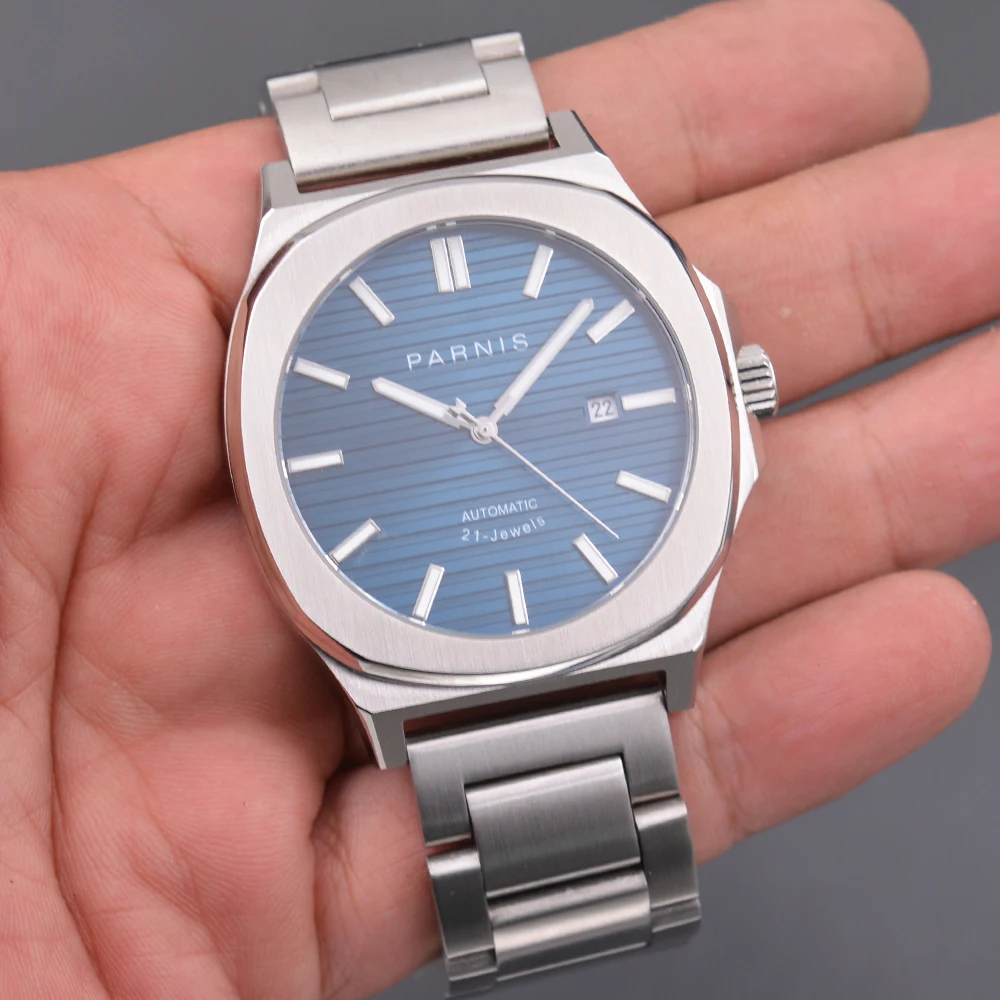 

New Parnis 42MM Mechanical Automatic Men Watches Clock Diver Sapphire Crystal Men's Watch relojes para hombre marca de lujo 2022