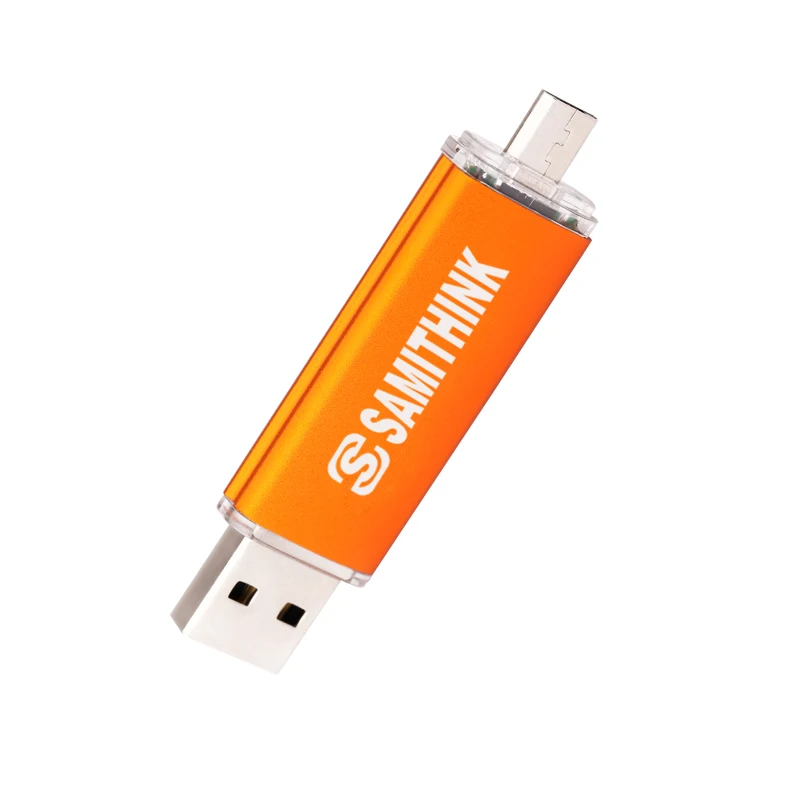 SAMITHINK OTG USB флеш накопитель высокоскоростной 2 0 Подарочный 64 ГБ 32 16 8 поддержка