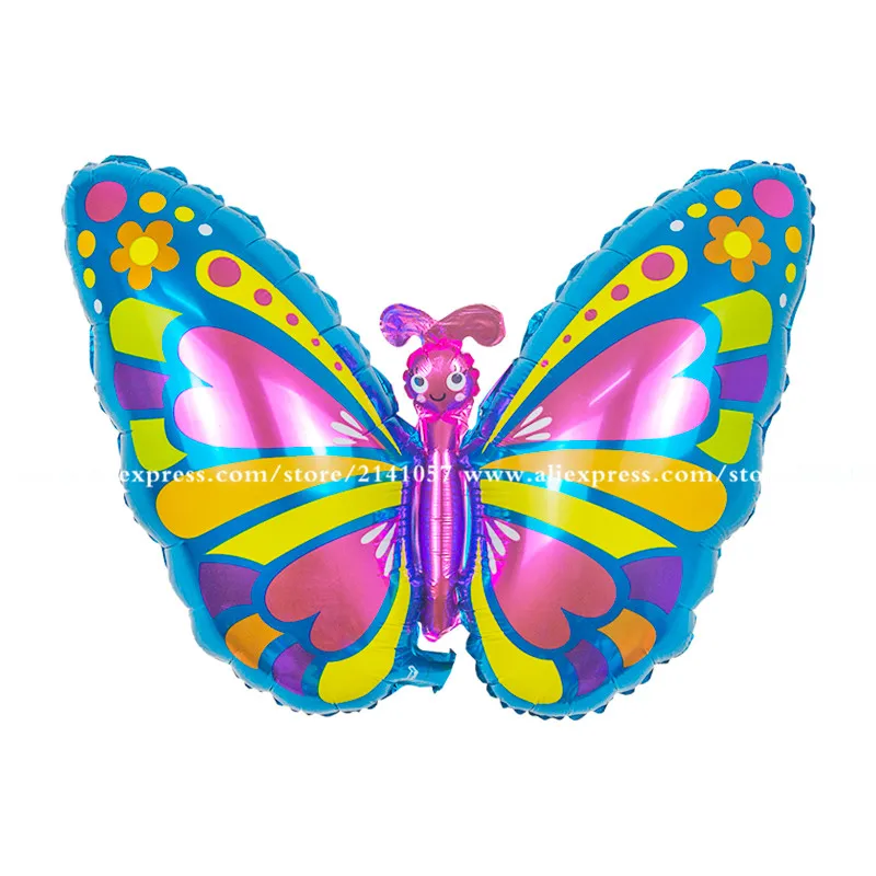

New 30pcs/lot Large butterfly foil balloons helium balloon happy birthday party supplies for wedding party decoration balls