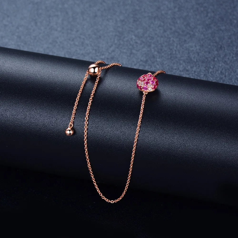 LP Diamond-ювелирные изделия натуральный драгоценный камень рубин 18 К розовое золото