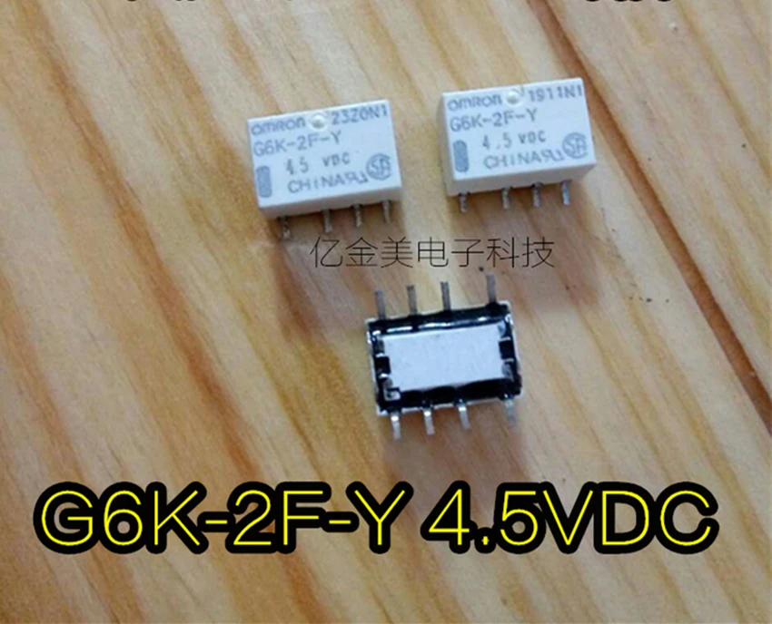 

Relay G6K-2F-Y 4.5VDC SMD SMD 8-pin 3VDC 5VDC 9VDC