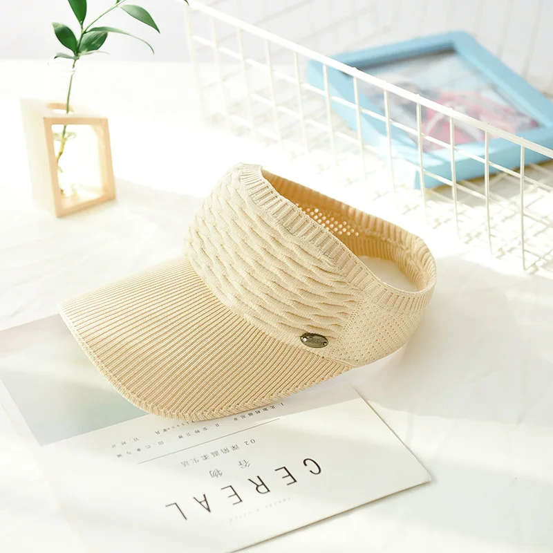 Модные козырек Кепки s Лето Кепки полые Повседневное тени Hat Пустой Top Hat пляжные женские Кепки Отдых Солнце Шапки