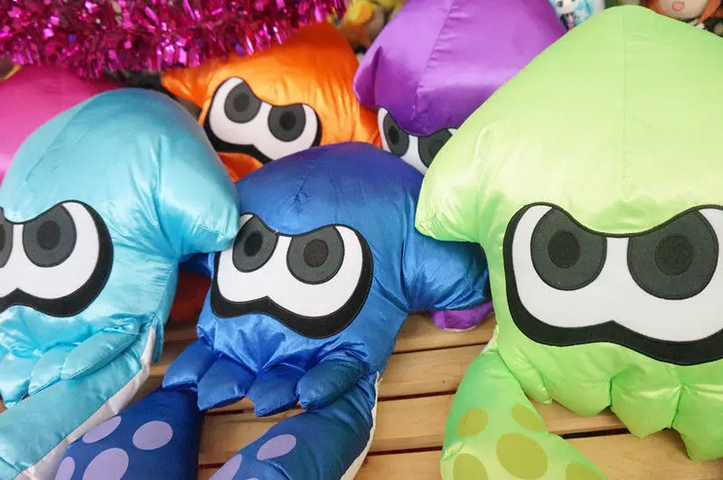 52 см легкие мягкие плюшевые серии подушки игрушки синий|blue stuffed toy|plush squidplush splatoon |