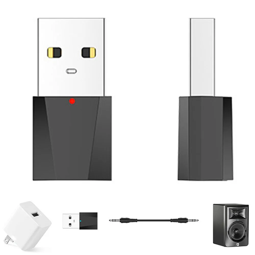 Мини Портативный авто аксессуары смартфон адаптер для колонок USB аудио 3 5 мм