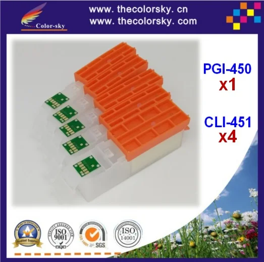 (RCC450 5) многоразовый картридж с чернилами для Canon PIXMA MG5440 ip7240 MG 5440 ip 7240 PGI 450|ink cartridge|ink