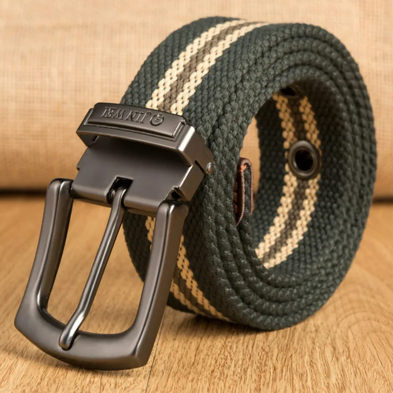 New Canvas Belt Outdoor Tactical Unisex Tactical Belt Top Quality Alloy Buckles Belts for Jeans Male Fashion Casual Belt