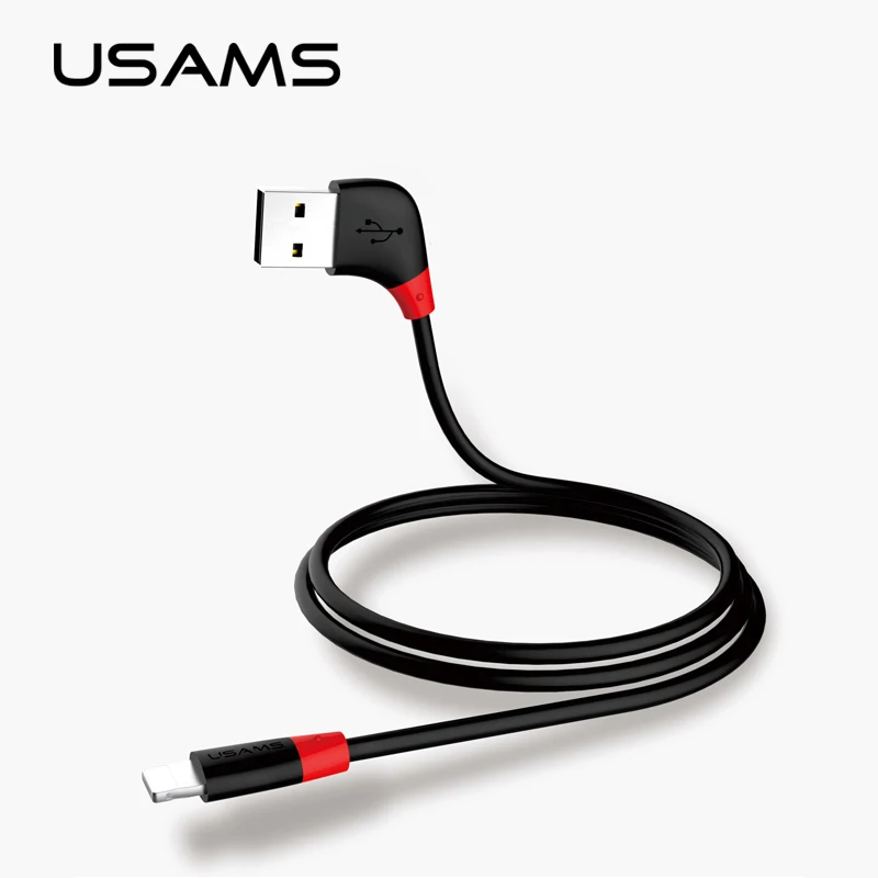 USAMS гибкий кабель для iPhone6 совместимый iOS10 2A Быстрая зарядка телефон Usb зарядное