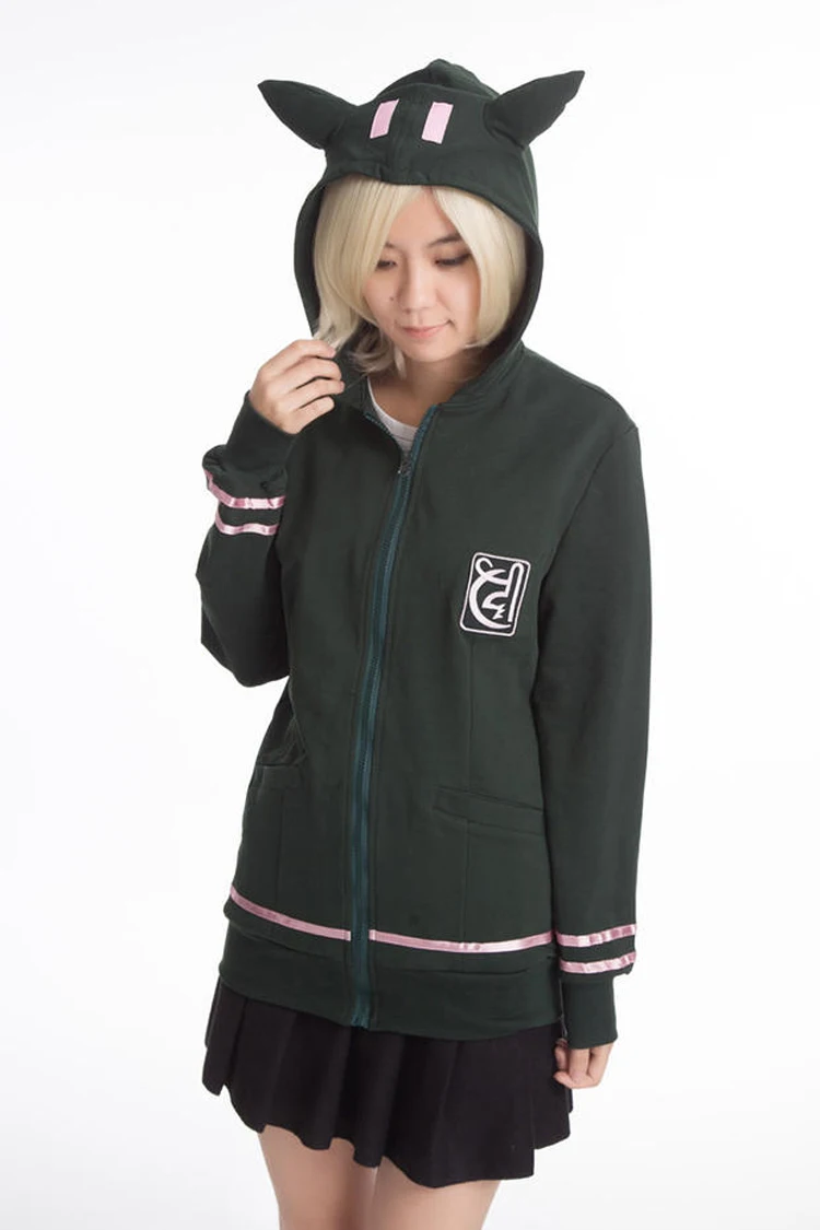 Аниме Danganronpa 2 Dangan-Ronpa Nanami Косплей Костюм chiaki толстовка с капюшоном Повседневная