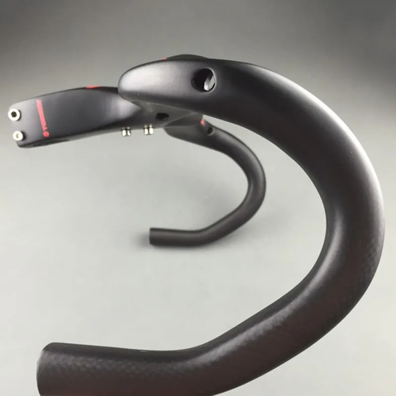 Toseek красный карбоновый руль высокопрочный Углеродный волокно все дорожные