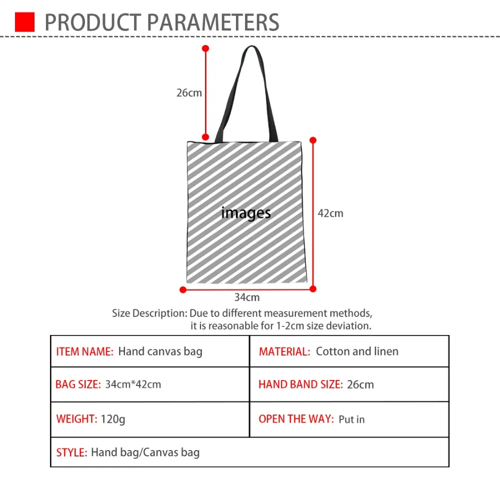 Женская сумка-тоут с принтом милой совы вместительная Холщовая Сумка для